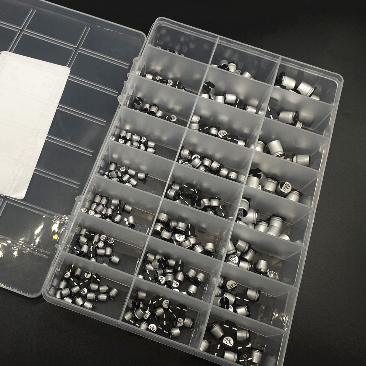 400pcs/lot 1uF-1000uF 24 Values Assorted Kit Electrolytic Capacitor SMD Aluminum Electrolytic Capacitor
