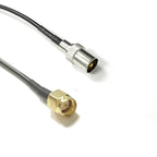 RG174 Cable IEC PAL DVB-T to SMA / F TV Male Plug & Female Jack RF Jumper Pigtail Adapter 20cm
