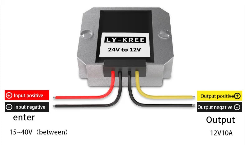 LY-KREE 24v to 12v converter 1A 3A 5A 10A 20A 30A 40A step-down module dc dc 24v to 12v step down converter dc power supply