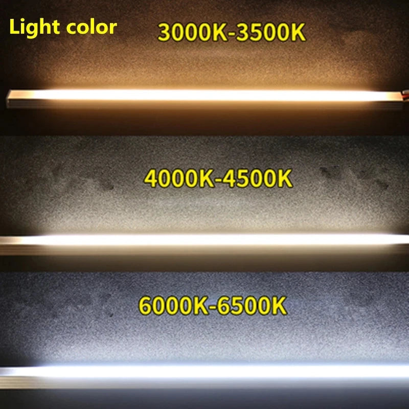 1-10 PCS LED Rigid Strip DC12V 50CM 20 Inch SMD5730 36LEDs U/V-Shaped Flat LED Aluminum Channel Rigid Strip for Indoor Lighting