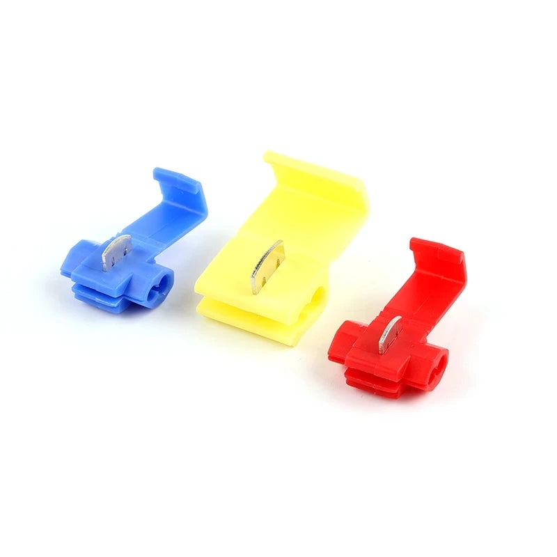 Scotch Lock Electric Wire Cable Connectors  AWG 22-18 Without Breaking Cable Insulated Crimp Splice Electrical Terminals