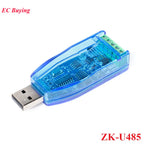 Industrial USB To RS485 Communication Module Bidirectional Half Duplex Serial Line Converter TVS Protection 485 CH340G Isolated