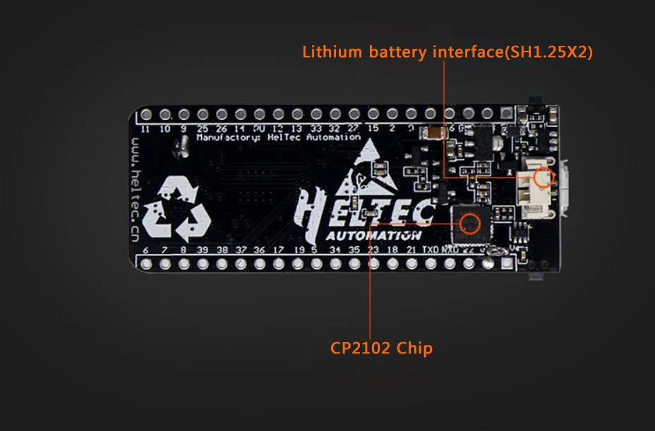 Support Meshtastic Mesh Network ESP32 SX1276 LoRa Development Board LoRAWAN WIFI BLE Development Board For Arduino With Antenna