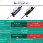 LUXIANZI 40W Desoldering Machine 2IN1 Electric Soldering Iron Suction Tin Sucker Vacuum Gun Hand Welding Tool Desoldering Pump