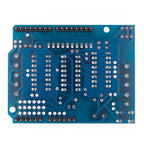 Motor-driven expansion board L293D motor control shield  Duemilanove, Mega 2560 and UNO