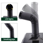 LUXIANZI 16/30/50/60w Solder Iron Smoke Absorber Set Smoking Instrument with Filter Sponge EU/US/UK Plug ESD Fume Extractor Kit