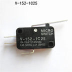 1/5PCS SPDT Momentary Travel Limit Micro Switch 16A 250VAC 1NO1NC 3pin Lever Roller V-151 V-152 V-153 V-154 V-155 Microswitch