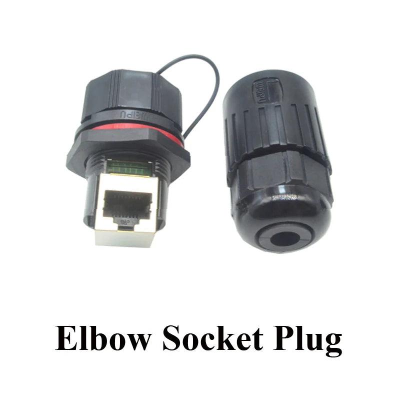 Original Weipu RJ45 Network Connector IP67 Waterproof Male Plug RJ45F6 Female Socket RJ45F71RA Elbow RJ45F71 Straight Socket