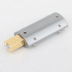 Monosaudio A50G B50G 24K Gold Plated USB2.0 Plug USB A/B Connector  DIY USB Cable for Ipad Laptop