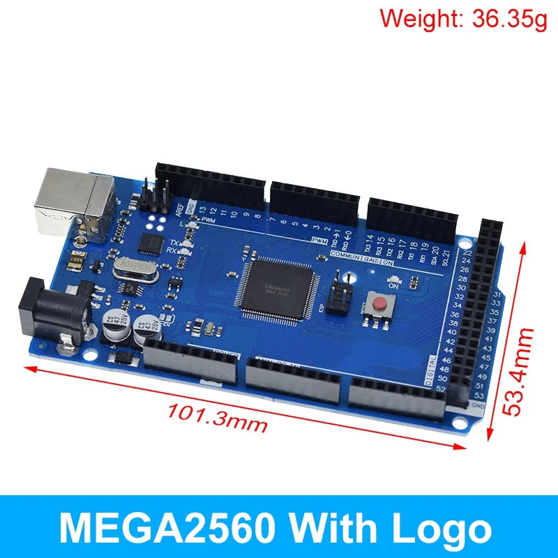 TZT Mega2560 ATMEGA16U2 / Pro Mini MEGA 2560 Mega+WiFi R3 ATmega2560 CH340G For Arduino Mega R3 Development Board ESP8266