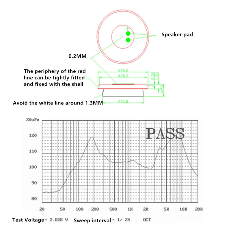 Bone Conduction Speaker New Module/Bone Conduction Sensor /Minimum Bone Conduction Horn for Deafness supplies for Earphone