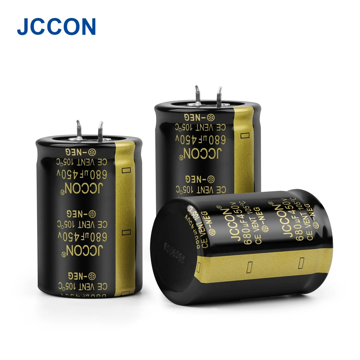 2Pcs JCCON Audio Electrolytic Capacitor 25V 35V 63V 100V 200V 250V 400V 450V 6800UF 10000UF 22000UF For Hifi Amplifier Low ESR