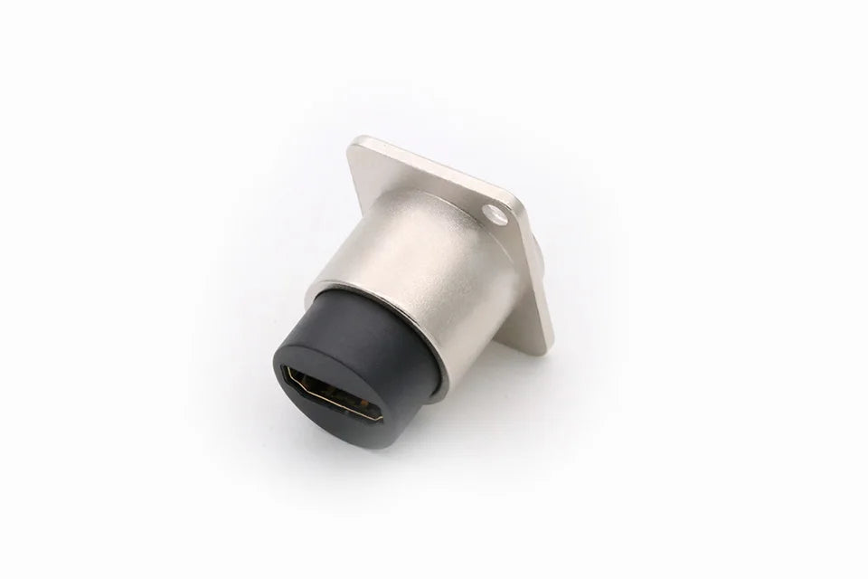 1PC D Type Chassis Connector, D Female Socket Panel Mounted Connector HDMI-Compatible