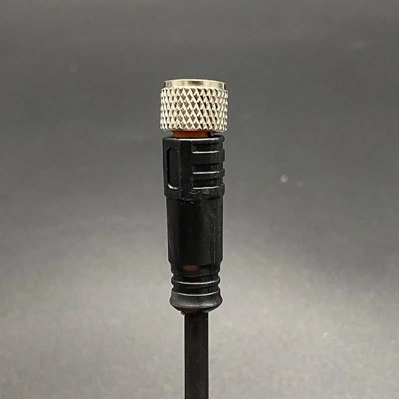 Cloweit M8 3 4 Pins PVC LED IP67 Sensor Cable Connector Type A Socket Plug 2m Waterproof Male&Female Straight Angle Flange