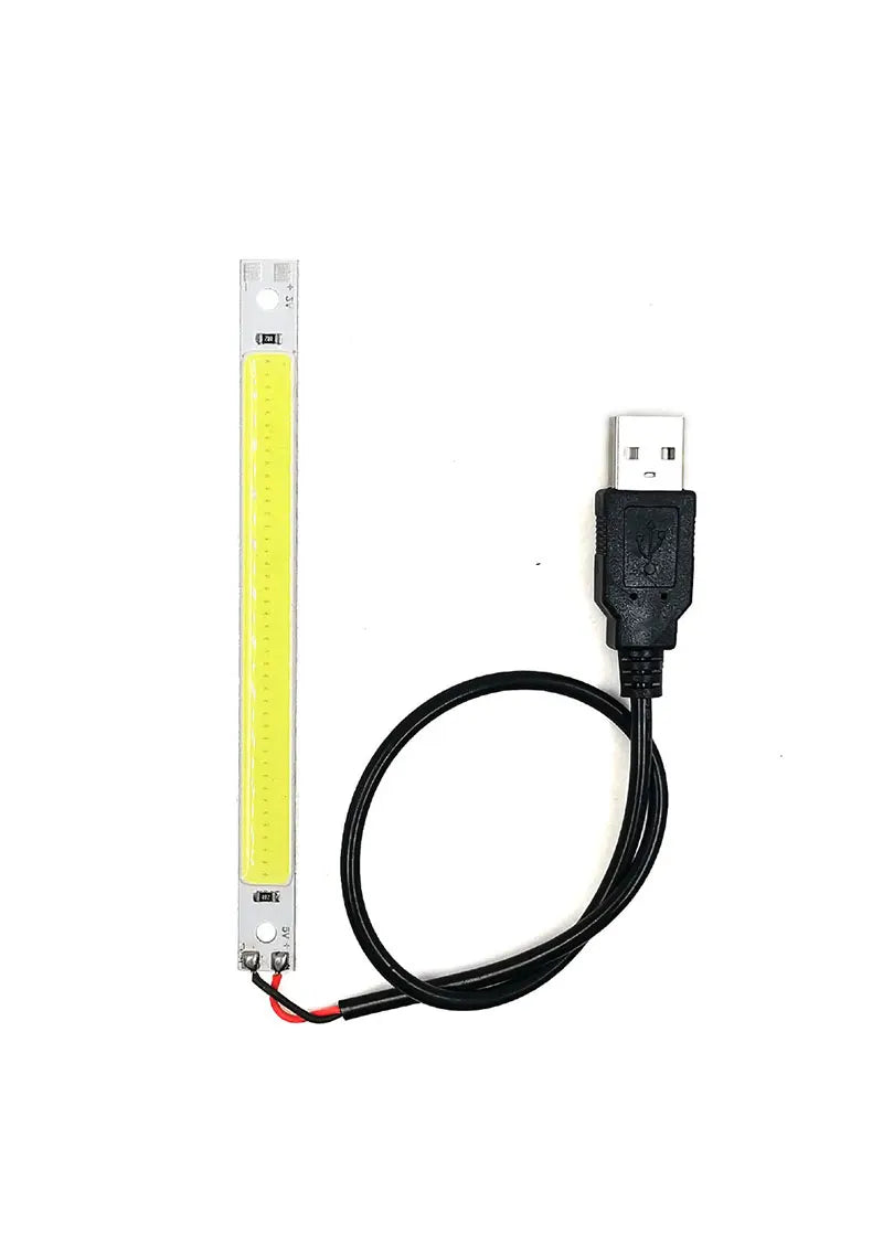 Dropshipping 120x10mm 3V 5V LED Bulb COB Strip Chip On Board  Warm Cold White Blue Red Green 5W LED Lights for COB Work Lamps
