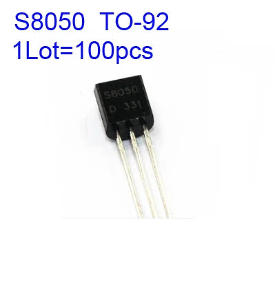 20Pcs S8050 S8550 SS8050 SS8550 NPN Transistor Bipolar Junction BJT Triode Tube Fets 0.5A 25V S 8050 Integrated Circuits