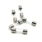 100Pcs Assorted Fast Blow 5x20mm Glass Tube Fuse Kit with Multiple Amp Ratings 0.2A-20A Quick Blow Fuses