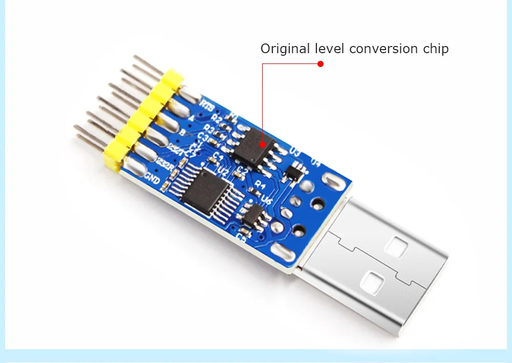 WitMotion USB-UART 6-In-1 Converter, Multifunctional USB-TTL/RS485/232, TTL-RS232/485,232-485)Serial Adapter, CH340/ CP2102 Chip