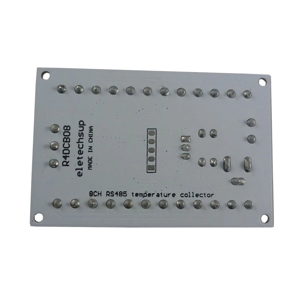 8CH DC 12V RS485 DS18B20 Temperature Sensor Temperature acquisition collector module for Paperless recorder PLC Configuration