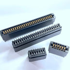 5PCS 2.54mm Pitch 4P6P8P10P12P14P16P18P50P56P-84P Edge Card Connector Slot Bus Socket Gold Finger Socket PCB Board Straight Pin