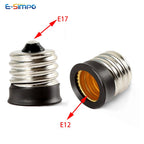 6PCS E17 to 12 Light Socket adapter US Candle lamp holder converter CE Rohs,Install E12 Candelabra into E17 Light Socket