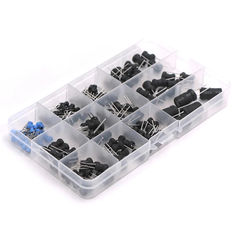 145PCS/Sets 8*10mm Inductance Power Inductor Kit 4.7UH 10UH 22UH 33UH 47UH 68UH 100UH 220UH 330uh 470uh 680uh 1MH 10MH Inductors