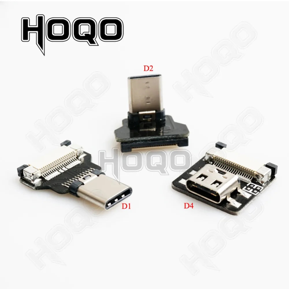 Hoqo Flexible Flat Cable For Raspberry Pi Type-C Mini/Micro USB Extension Ribbon FFC FPV Slim Flat Soft Flexible FPC Charge FPV