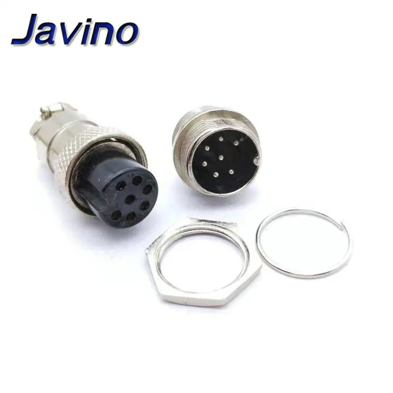 1Set GX16 2/3/4/5/6/7/8/9 Pin Male & Female 16mm L70-78 Circular Aviation Socket Plug Wire Panel Connector