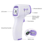 2024 LED Infrared Forehead Body Non-contact Thermometer for Infants Adults Outdoor Home Digital Fever Measurement Tool