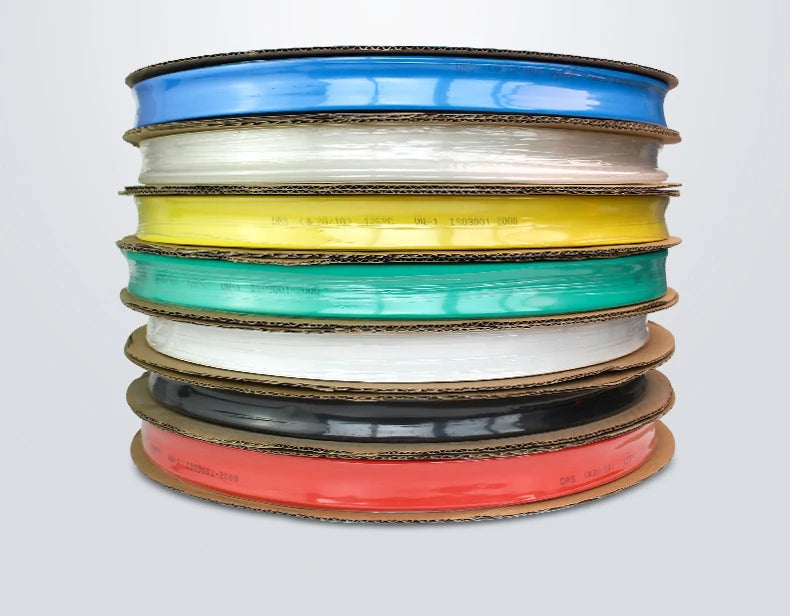 10 Meter Colorful Clear Heat Shrink Tube Shrinkable Tubing Wrap Wire Kits 2:1 Heat Shrink Tube Wrap Wire Sell DIY Connector