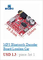 EGBO XY-WRBT Audio Receiver Board, Bluetooth 5.0, MP3 Lossless Decoder, Wireless Stereo Music Module