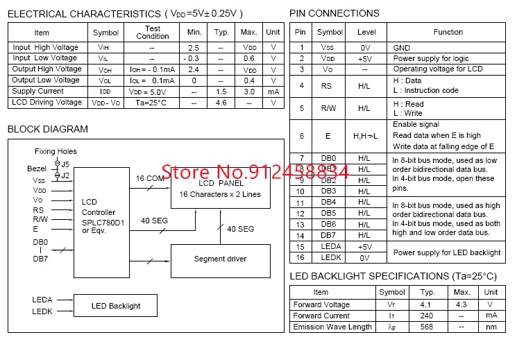 Big Large 16x2 1602 Russian Cyrillic Font Character  LCD Display STN Blue Cmpatible WH1602L-TMI-CT free ship
