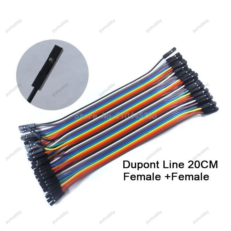 40 / 120pcs 40PIN 20CM Dupont Line Male To Male + Female  And Female To Female Jumper Dupont Wire Cable For Arduino DIY KIT IBUW