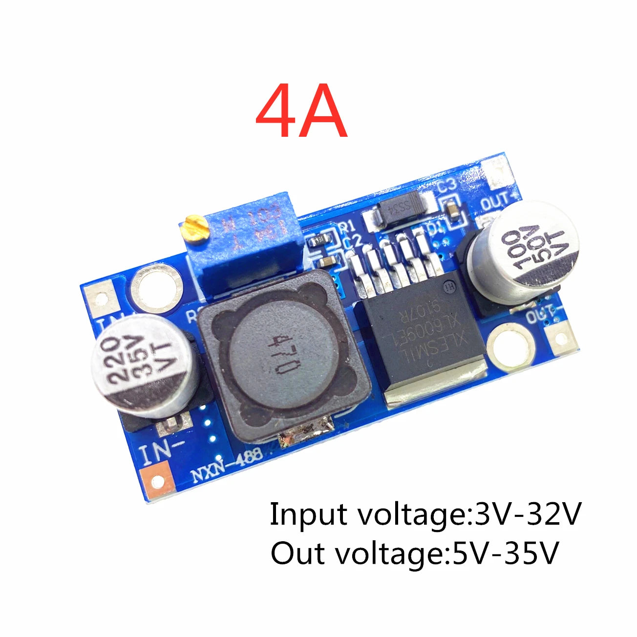 1Piece Adjustable DC To DC LM2596 LM2596S XL4015 Buck Boost Module 3A 4A 5A Step-down Power Supply Regulator Module