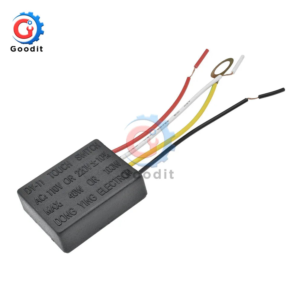 AC220V 1A Electrical Equipment Table light Parts On/off 1/4 Way Touch Control Sensor Desk light Parts Touch for Bulb Lamp Switch