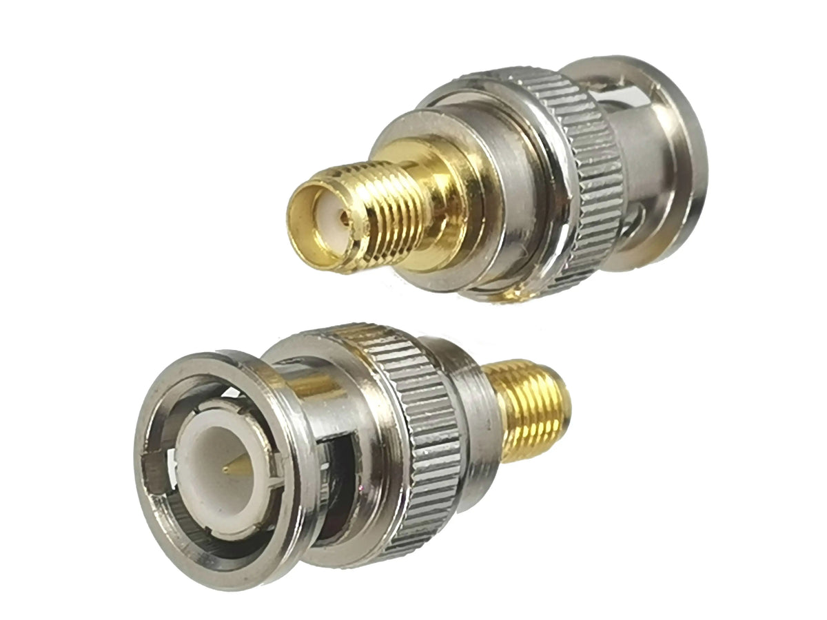 1pcs Connector Adapter SMA Female Jack to BNC Male Plug RF Coaxial Converter Straight New