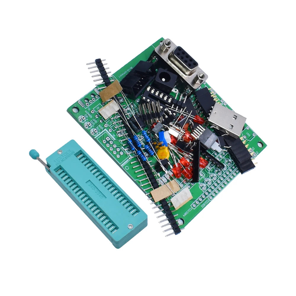 WAVGAT DIY learning board kit suit the parts 51/AVR microcontroller development board learning board STC89C52
