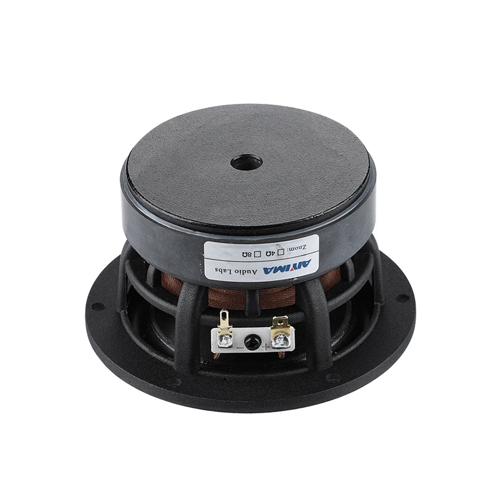 AIYIMA 1Pcs 4 Inch Midrange Bass Speaker 4 8 Ohm 50W Home Theater Woofer Loudspeaker Aluminum Bullet Hifi Mid-woofer Speaker