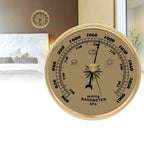 Barometer Air Pressure Gauge Wall Hanging Weather Forecast Station Thermometer Hygrometer for Ships Laboratories Families Tools