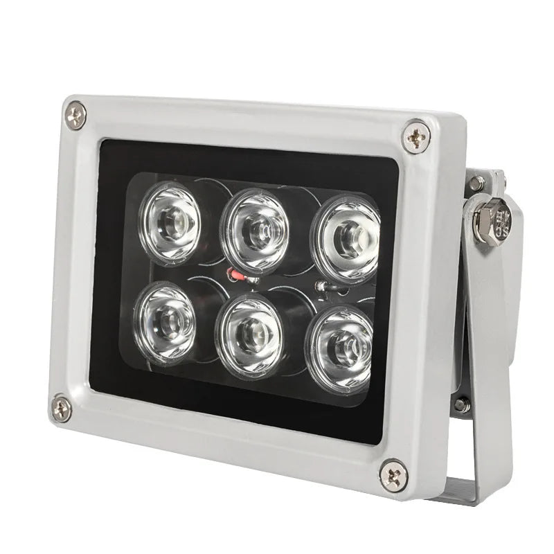 940nm Invisible IR Fill Light 40m IR Distance 6 Leds IR Illuminator Light IR Infrared Light for CCTV Security Camera