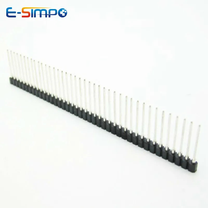 3pcs 2.54mm L17.8mm Round Pin Header Female Single Row 1x40Pin Crystal Socket Holder Female Header Connector