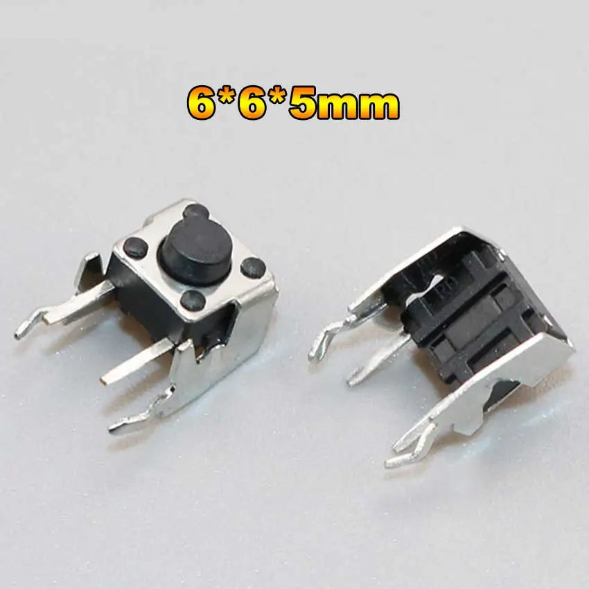 Cltgxdd 10PCS Tactile Push Button Switch Car Remote Control Keys Button Touch Micro Switch Momentary SMD DIP 2*4 3*6 4*4 6*6