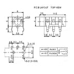 5PCS 3.5MM Headphone Jack Audio Video Female Dual Channel Stereo Jack Socket Stereo Solder Panel Mount PJ313 PJ320 PJ325 PJ326
