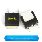 10Pcs LM7805CT CJ78M05 LM317BTG LM7905CT LM317T L7812CV LM317AT L7915CV TO220 L7805CD2T Voltage Regulator IC 5V 1.5A TO-220