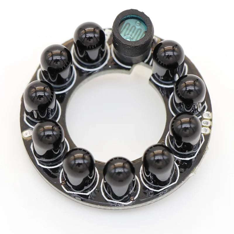 940nm 90 degrees 10 Grain IR LED board CCTV Accessories infrared light for Surveillance cameras night vision diameter 30mm
