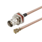1Pcs BNC Female Jack Bulkhead to U.FL Female RF Coaxial Connector RG178 Cable Pigtail Adapter 5-50cm