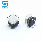 10pcs B3F Tactile Push Button Switch +A14 Color Hat 10pcs + Transparent Cap 10pcs Momentary Tact Touch Micro Switch 12*12*7.3mm