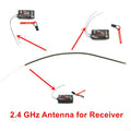 10Pcs 2.4GHz RC Receiver Antenna W/Plug for FrSky/Spektrum/FlySky/DSMX/ TX16S Jumper Radiolink - High-Signal