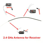 10Pcs 2.4GHz RC Receiver Antenna W/Plug for FrSky/Spektrum/FlySky/DSMX/ TX16S Jumper Radiolink - High-Signal