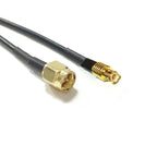 SMA Male Plug to MCX Male Straight RF Cable Adapter RG316 RG174 RG178 15cm 6inch NEW Wholesale for WIFI